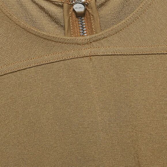 Rick Owens Green Stretch Cotton Asymmetric Midi Dress M - Picture 4 of 7